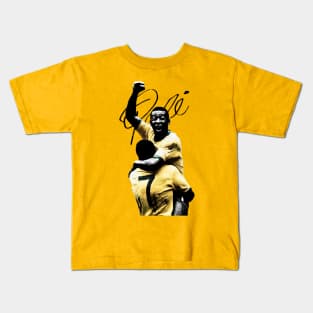 Pele scaled is Legend Ball Kids T-Shirt